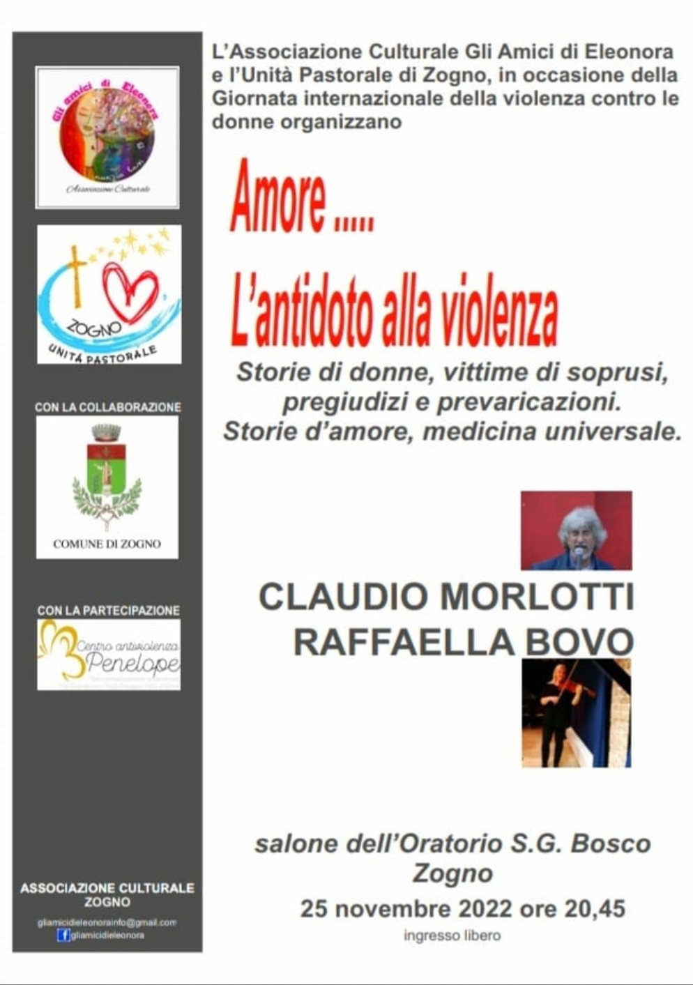 AMORE - L'ANTIDOTO ALLA VIOLENZA