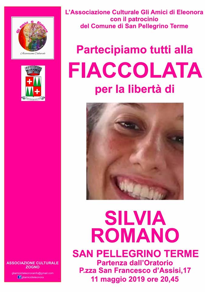 FIACCOLATA PER LA LIBERTA' DI SILVIA ROMANO